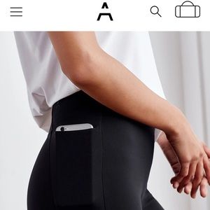 ADAY Layered Up Leggings $150 Retail